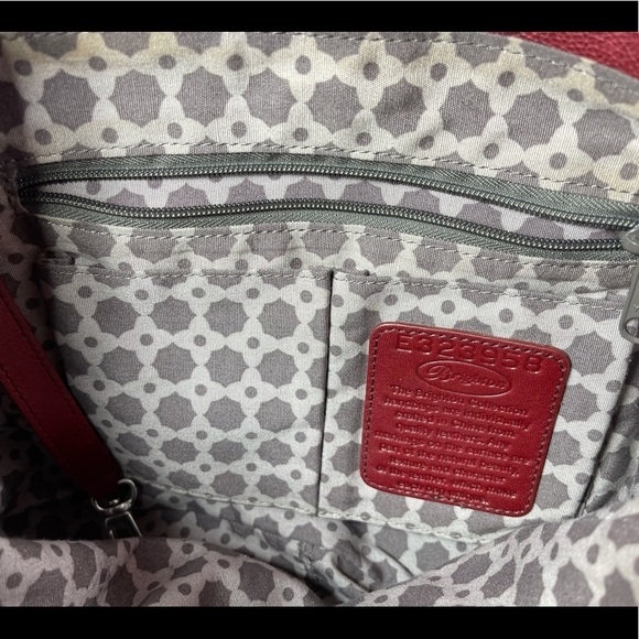 Brighton Red Leather Hobo Bag - Picture 7 of 10